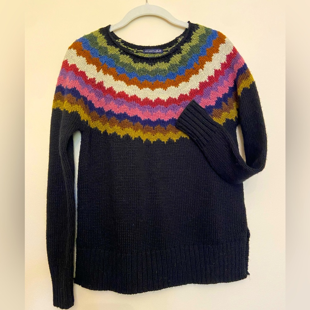American Eagle Fair Isle style sweater.